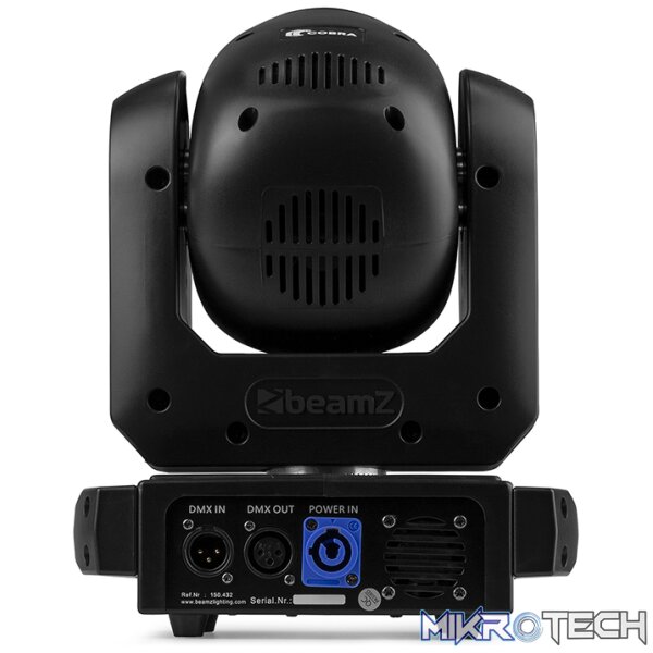 Beamz Cobra100R Led Moving Head Spot 1X 100W With Ring Rgbw - Image 6