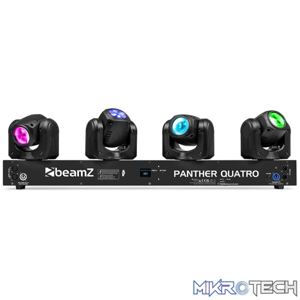 150439B_1 Beamz Panther Quatro Beam Bar 40W Rgbw - Image 1