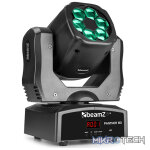 Beamz Panther80 Led Moving Head With Rotating Lenses 6X 12W Rgbw