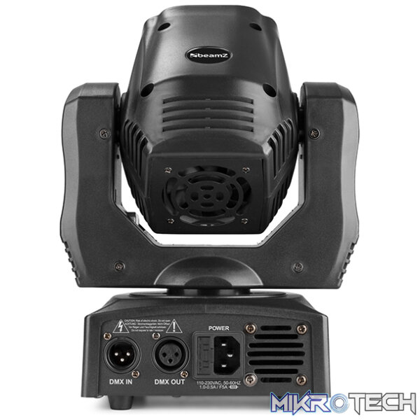 Beamz Panther80 Led Moving Head With Rotating Lenses 6X 12W Rgbw - Image 4