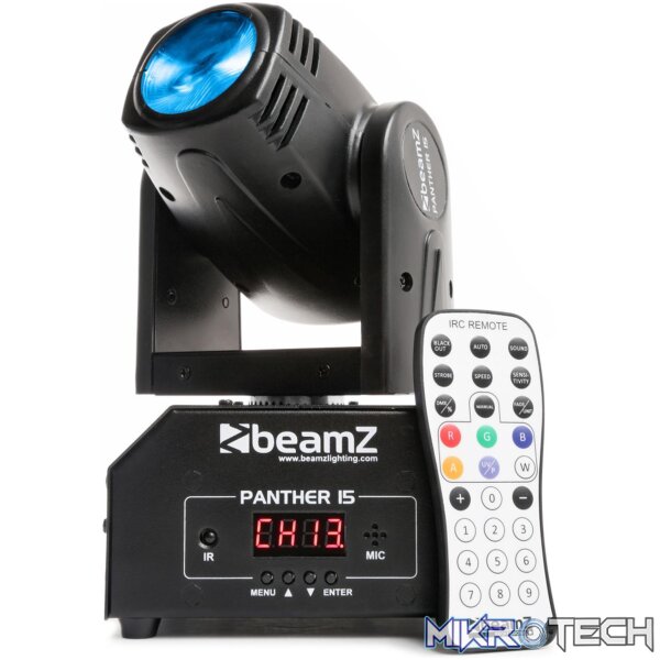 Beamz Panther15 Led Moving Head Beam Irc - Image 2