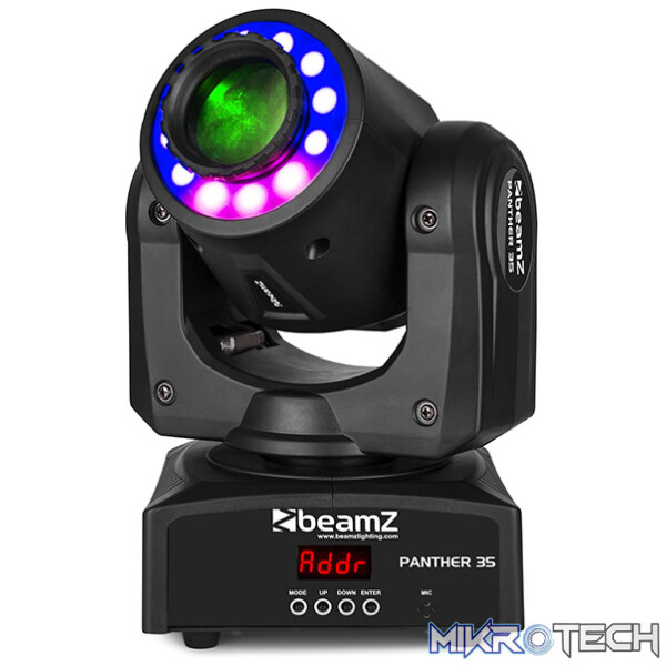 Beamz Panther35 Led Moving Head Spot 1X 35W - Image 2