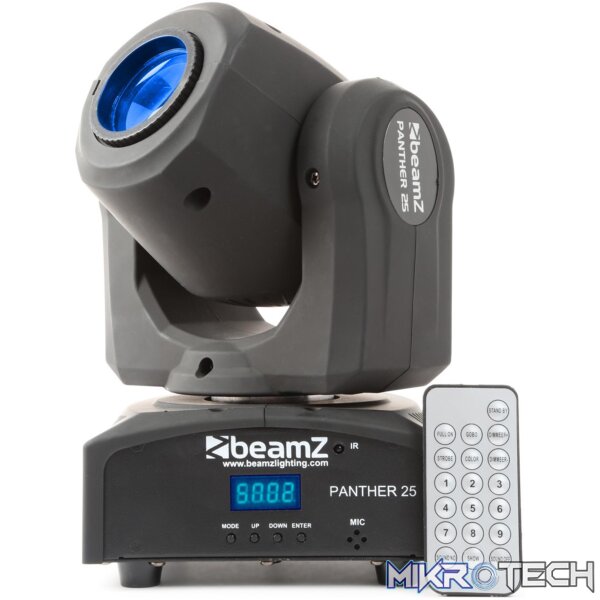 Beamz Panther25 Led Moving Head Spot 1X 12W - Image 2