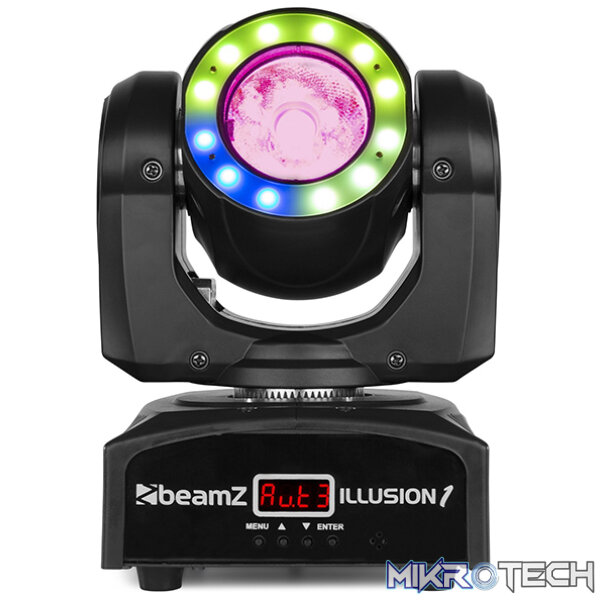 Beamz Illusion 1 Led Moving Head Led Beam - Image 2