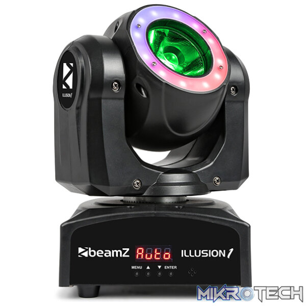 Beamz Illusion 1 Led Moving Head Led Beam - Image 3