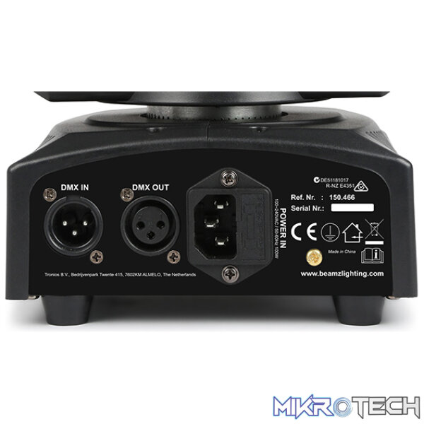 Beamz Illusion 1 Led Moving Head Led Beam - Image 4