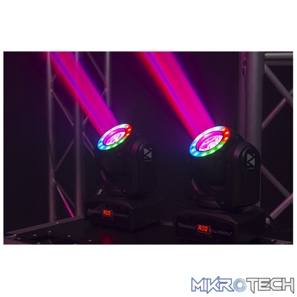 Beamz Illusion 1 Led Moving Head Led Beam - Image 8