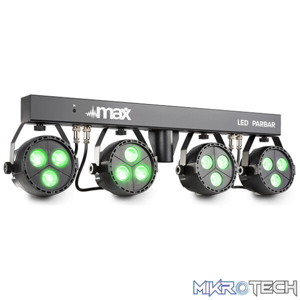 150485B_1 Beamz Partybar4 Led Parbar 4-Way 12X 3W Rgbw - Image 1