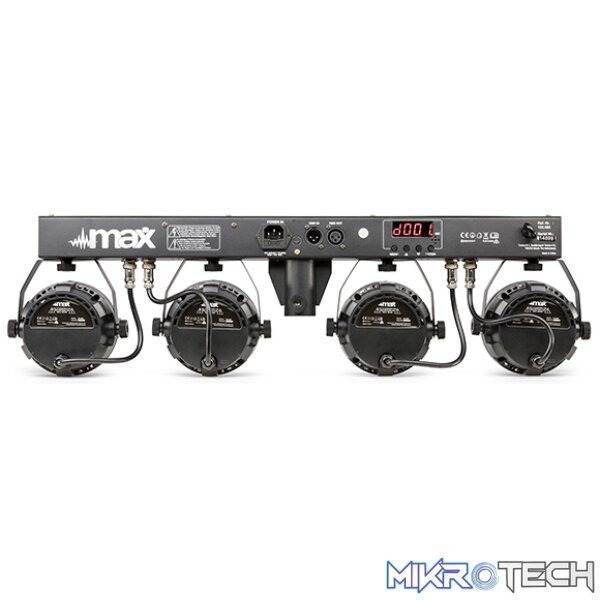 Beamz Partybar4 Led Parbar 4-Way 12X 3W Rgbw - Image 5