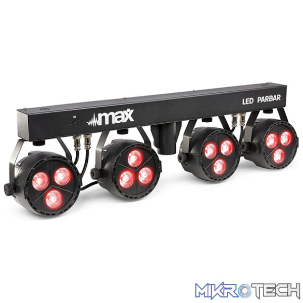 Beamz Partybar4 Led Parbar 4-Way 12X 3W Rgbw - Image 6