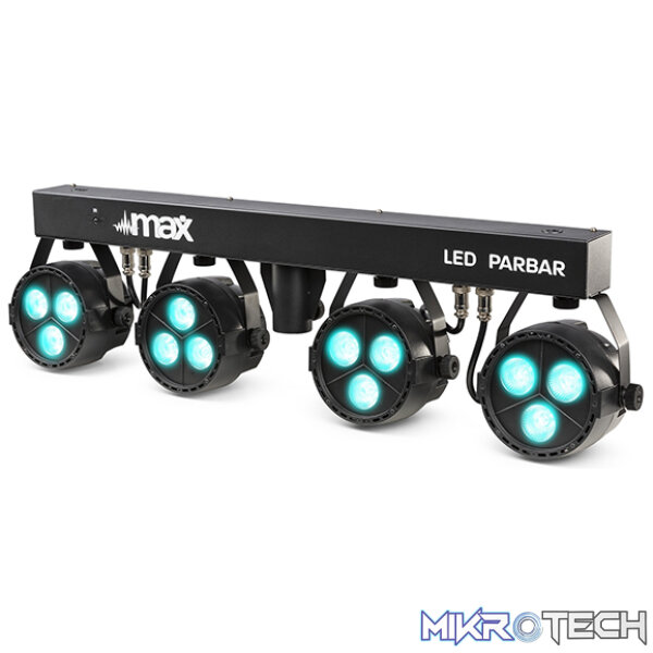 Beamz Partybar4 Led Parbar 4-Way 12X 3W Rgbw - Image 7