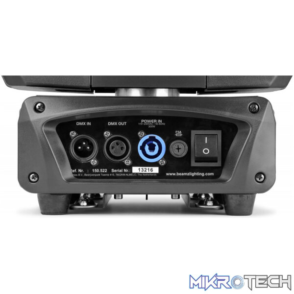 Beamzpro Mhl1915 Led Moving Head Wash 380W [2 In A Flightcase] - Image 3