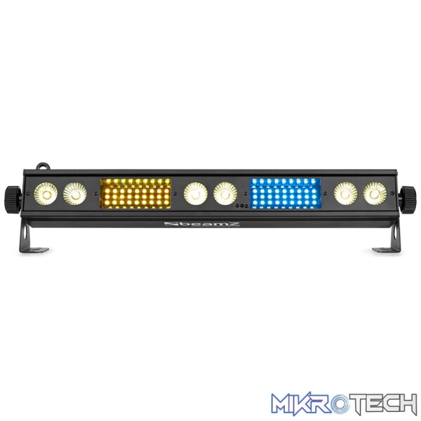 Beamz Lsb340 Led Multi Effect Bar Ip20 6X 3W Ww Strobe Rgb - Image 3