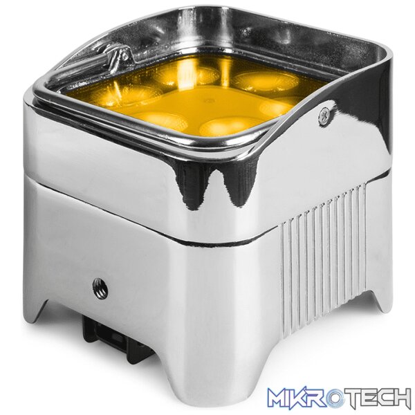 150577B_1 Beamz Bbp96Sc Led Battery Uplight Par 6X 12W Rgbwauv Chrome - Image 1