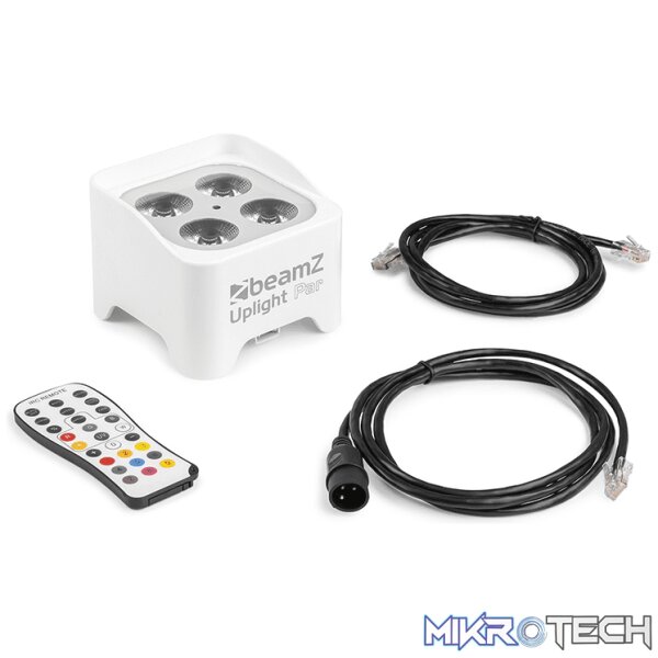 Beamz Bbp90W Led Battery Uplight Par Ip20 4X 4W Rgbuv - Image 10