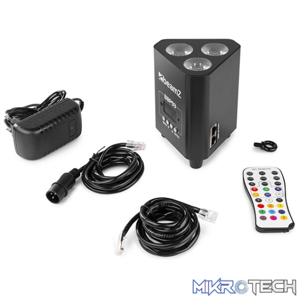 Beamz Bbp93 Led Battery Uplight Par Ip20 3X 10W Rgbw - Image 11