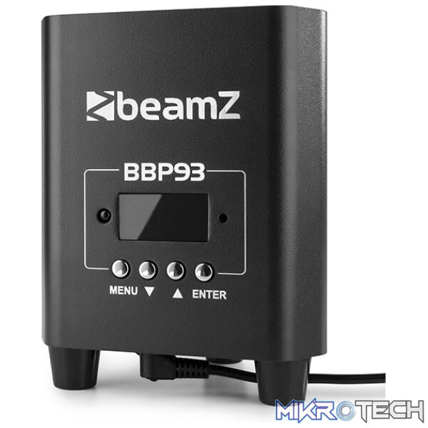 Beamz Bbp93 Led Battery Uplight Par Ip20 3X 10W Rgbw - Image 8