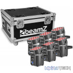 Beamzpro Bbp60 Led Uplight Ip20 9X 12W Rgbawuv [6 In A Flightcase]