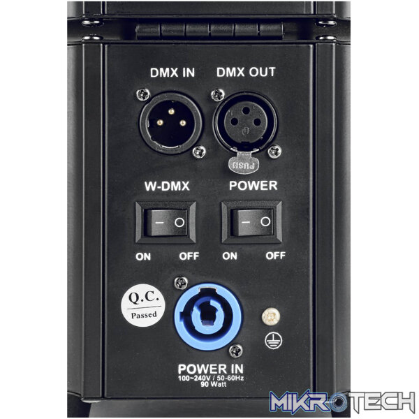 Beamzpro Bbp60 Led Uplight Ip20 9X 12W Rgbawuv [6 In A Flightcase] - Image 12