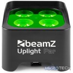 Beamz Bbp90 Led Battery Uplight Par Ip20 4X 4W Rgbuv - Image 2
