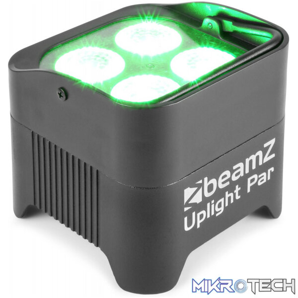 Beamz Bbp94 Led Battery Uplight Par Ip20 4X 10W Rgbawuv - Image 2