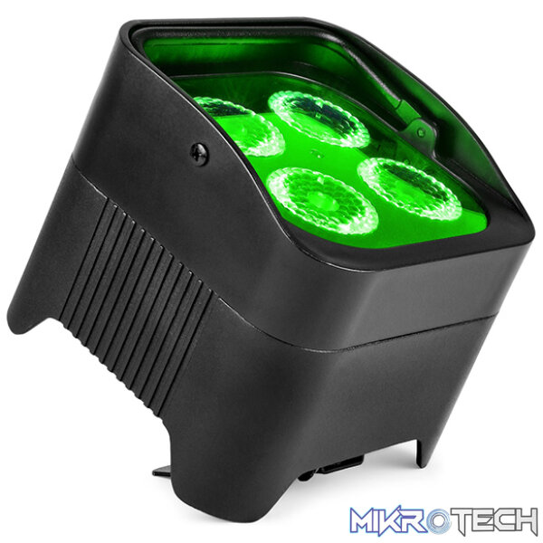Beamz Bbp94W Led Battery Uplight Par Ip20 4X 12W Rgbawuv - Image 4