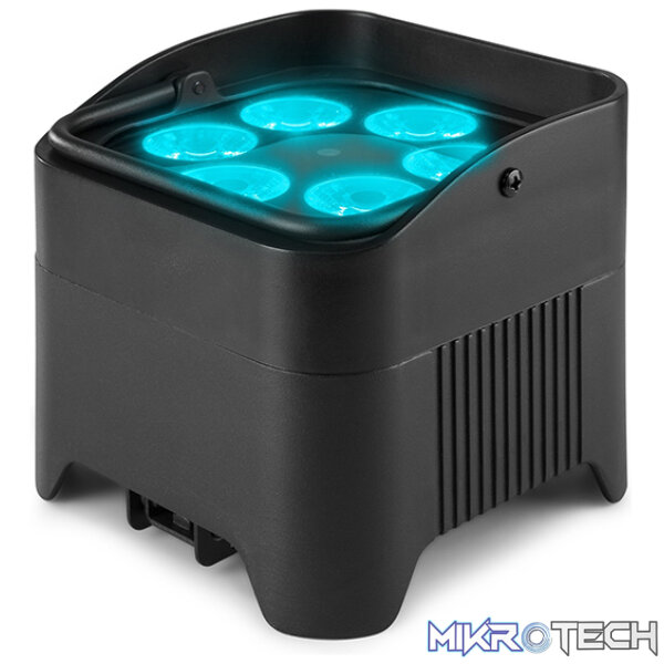 Beamz Bbp96S Led Battery Uplight Par Ip20 6X 12W Rgbawuv - Image 3