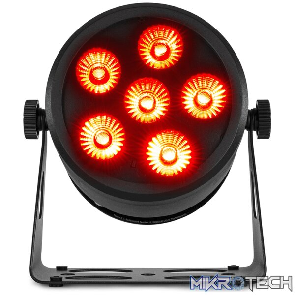 Beamzpro Bbp66 Led Battery Uplight Par Ip20 6X 6W Rgbw - Image 2