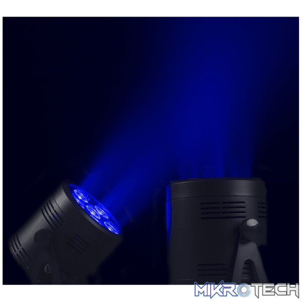 Beamzpro Bbp66 Led Battery Uplight Par Ip20 6X 6W Rgbw - Image 9