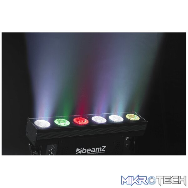 Beamz Bbb612 Led Battery Bar Ip20 6X 12W Rgbawuv - Image 12