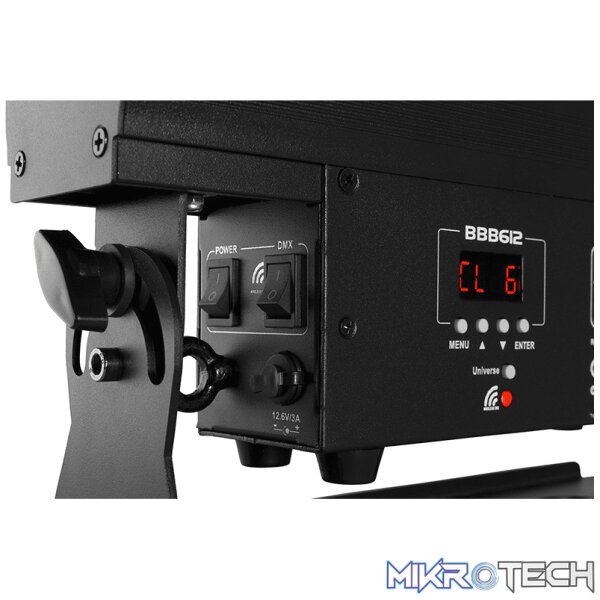 Beamz Bbb612 Led Battery Bar Ip20 6X 12W Rgbawuv - Image 7