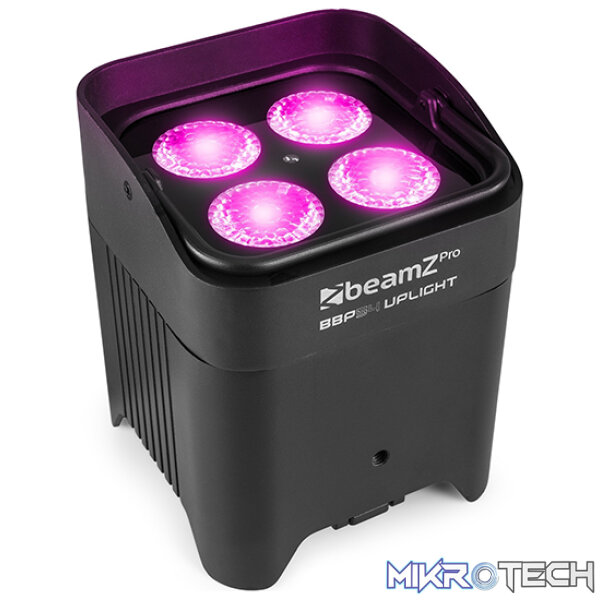 150602B_1 Beamzpro Bbp54 Led Battery Uplight Par Ip54 4X 12W Rgbawuv - Image 1