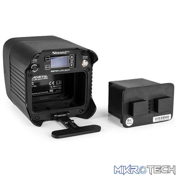 Beamzpro Bbp54 Led Battery Uplight Par Ip54 4X 12W Rgbawuv - Image 6