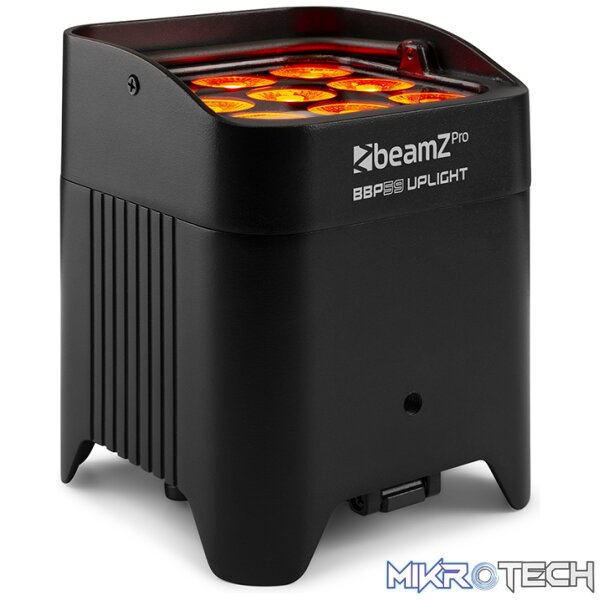 Beamzpro Bbp59 Led Battery Uplight Par Ip65 9X 12W Rgbawuv - Image 3