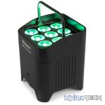 Beamzpro Bbp59 Led Battery Uplight Par Ip65 9X 12W Rgbawuv - Image 6
