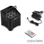 Beamzpro Bbp48 Led Battery Uplight Par Ip65 9X 12W Rgbawuv - Image 7