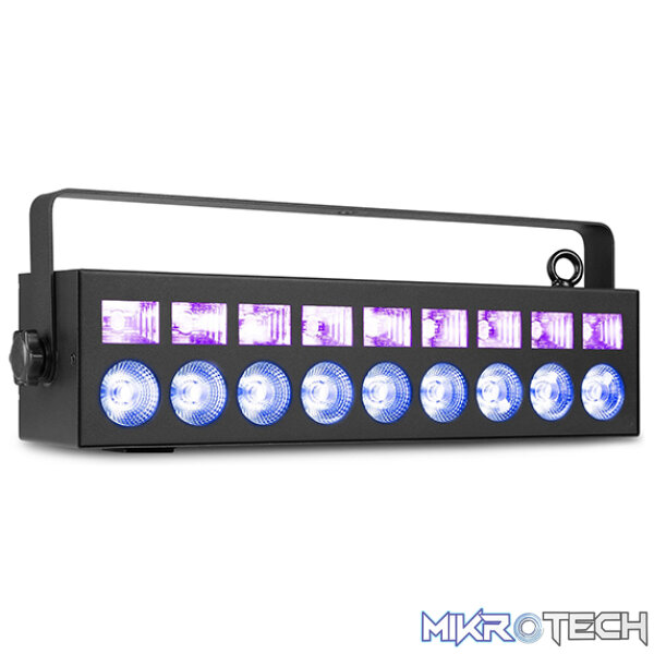 Beamz Lcb99 Led Bar 2-In-1 Effect Ip20 18X 3W/6W Rgbwuv - Image 2