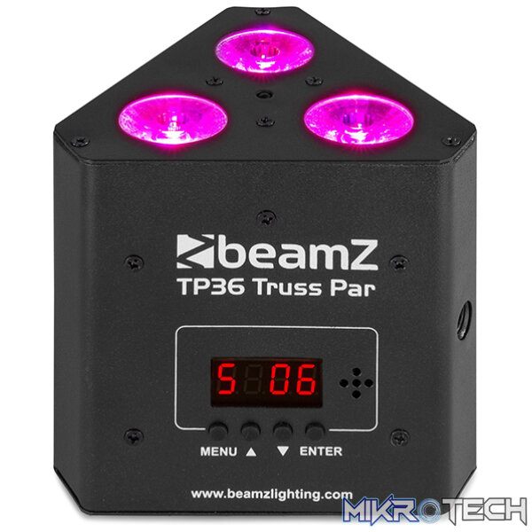 Beamz Tp36 Led Truss Par 3X 4W Rgbuv - Image 3