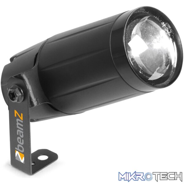 151263B_1 Beamz Ps6Wb Led Pin Spot Ip20 1X 6W W - Image 1