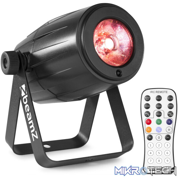 151265B_1 Beamz Ps12W Led Pinspot Ip20 1X 12W Rgbw - Image 1