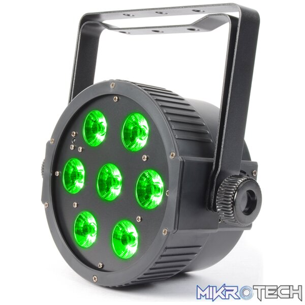 Beamz Flatpar Led Par 7X 18W Rgbwauv - Image 2