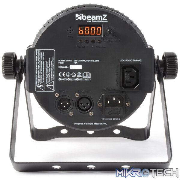 Beamz Flatpar Led Par 7X 18W Rgbwauv - Image 3