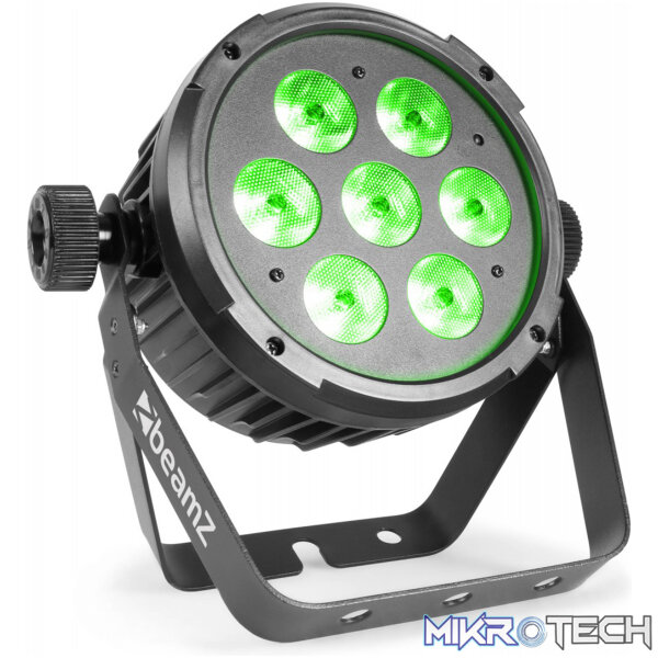 151306B_1 Beamz Bt270 Led Flat Par Ip20 7X 6W Rgbw - Image 1