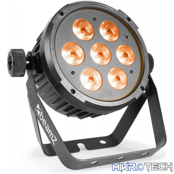 Beamz Bt280 Led Flat Par Ip20 7X 10W Rgbawuv - Image 2