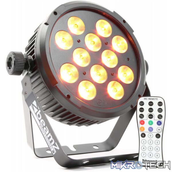 151310B_1 Beamz Bt300 Led Flat Par Ip20 12X 10W Rgbawuv - Image 1