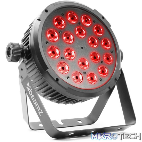 151316B_1 Beamz Bt320 Led Flat Par 18X 6W Rgbw - Image 1