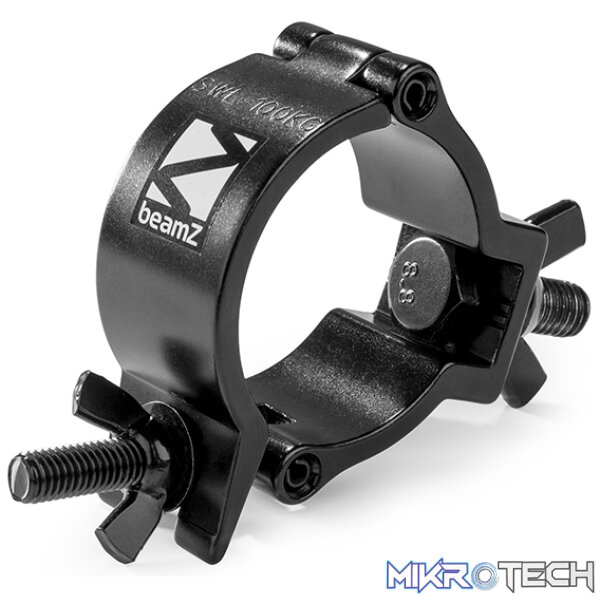 Beamz - Bc50B-100 Aluminium Slimline Coupler Black - Image 3