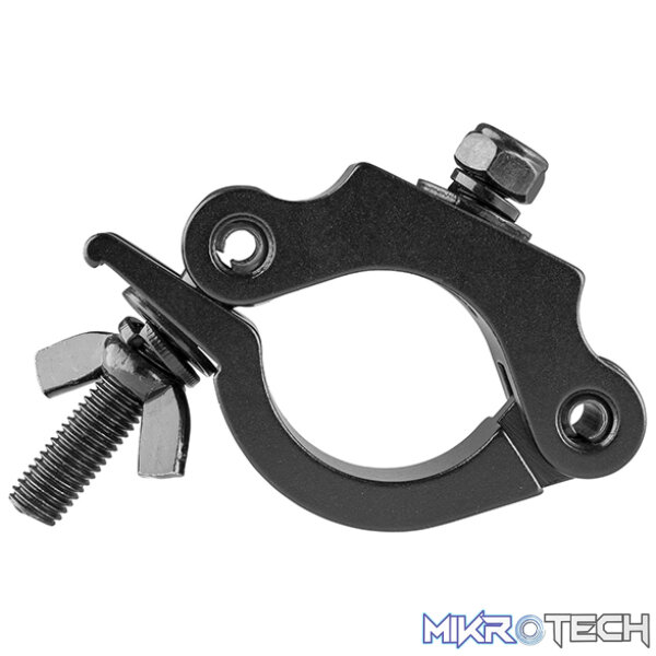 151416B_1 Beamz - Bc50B-200 Aluminium Half Coupler 200Kg 48 - 51Mm Black - Image 1