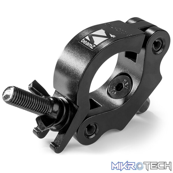 Beamz - Bc50B-200 Aluminium Half Coupler 200Kg 48 - 51Mm Black - Image 3
