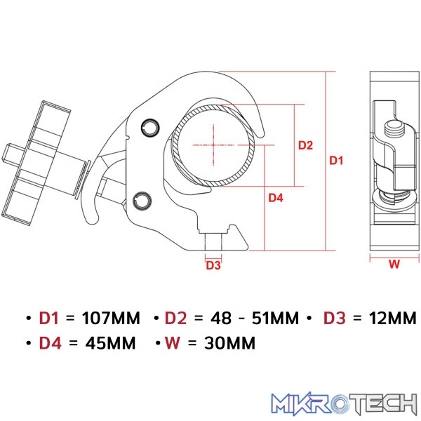 Beamz - Bc50-250T Aluminium Quick Trigger - Image 4